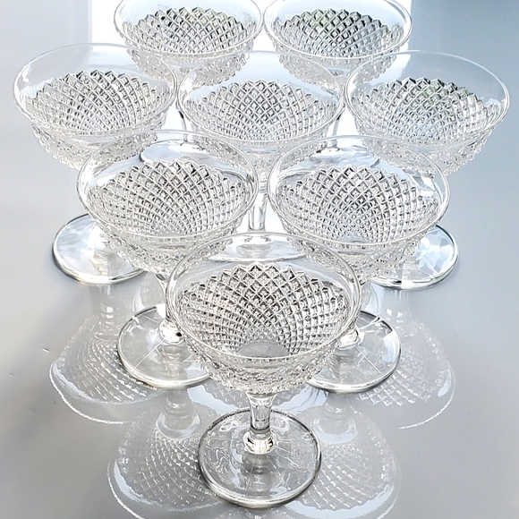 Westmoreland Other - Vntg "English Hobnail" Champagne🍾/Tall Sherbet Round Base by Westmoreland